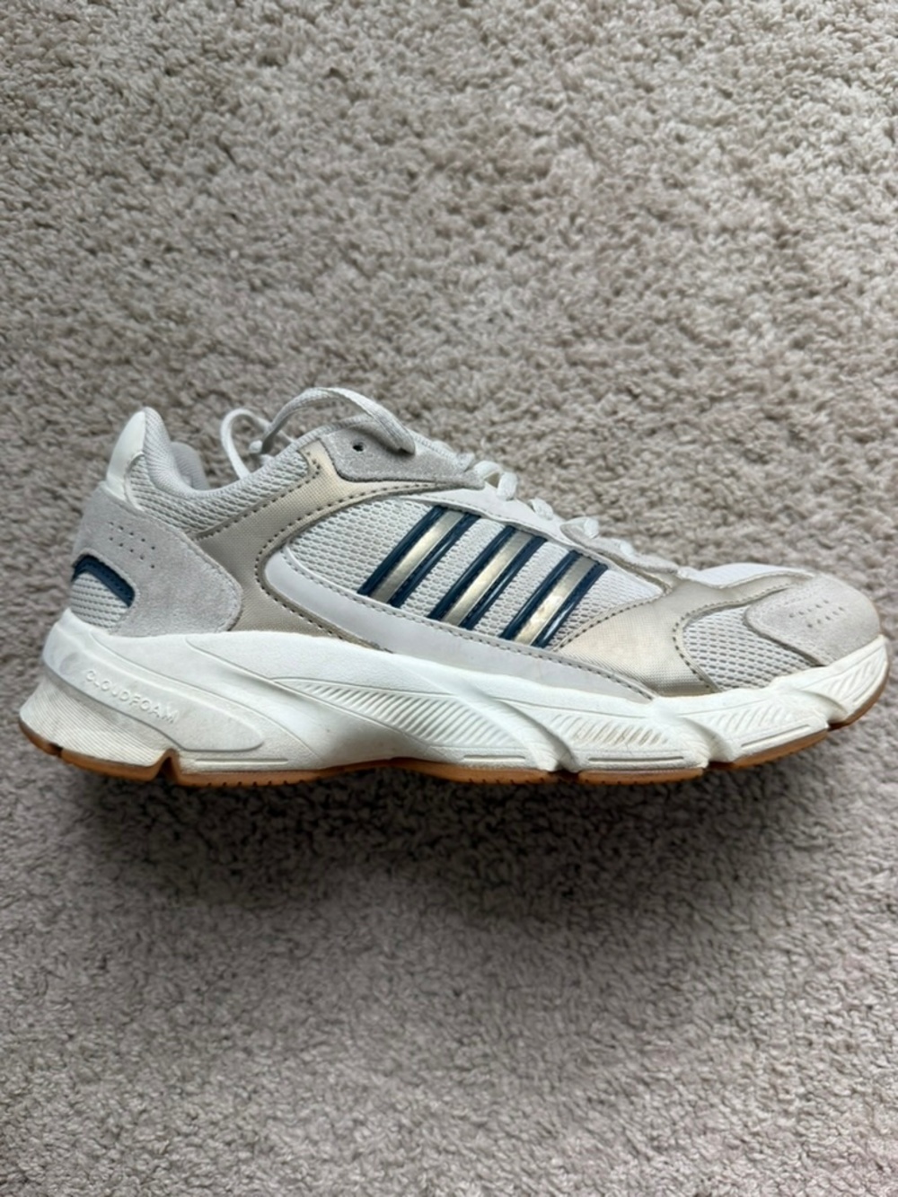 adidas Crazychaos 2000 Womens Size 8 White Cyber Metallic Sneakers IG4346